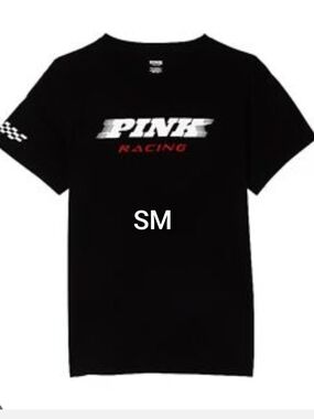 NWT SZ SMALL VS PINK RACING CAMPUS TEE